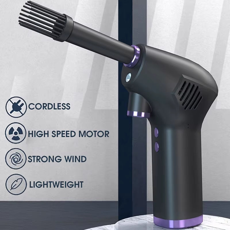Cordless Electric Air Duster for Electronics Cleaning - Ideal for Computers and Cameras
