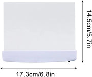 LED Book Light Eye Caring Flat Plate Panel Bookmark Light Portable Study Tools Night Vision Reading Lighting for Car Travel Bed