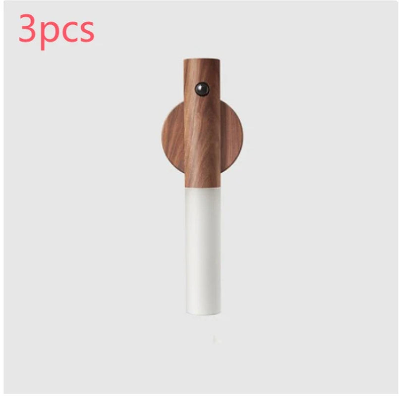 Wireless Rechargeable LED Night Light with Magnetic Motion Sensor