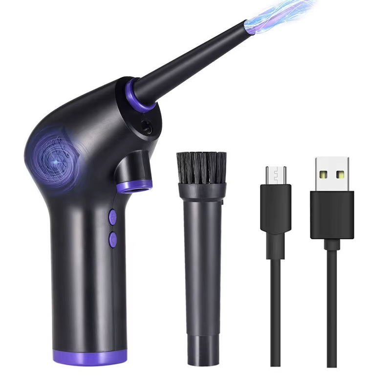 Cordless Electric Air Duster for Electronics Cleaning - Ideal for Computers and Cameras