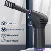 Cordless Electric Air Duster for Electronics Cleaning - Ideal for Computers and Cameras