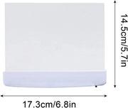 LED Book Light Eye Caring Flat Plate Panel Bookmark Light Portable Study Tools Night Vision Reading Lighting for Car Travel Bed